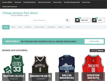 Tablet Screenshot of cheapjerseysfanstores.com